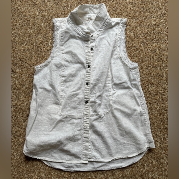 Free People Happy Hour Stripe Button Down Top Yellow Combo NWT - Picture 1 of 3